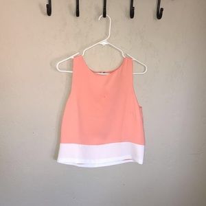 coral tank top